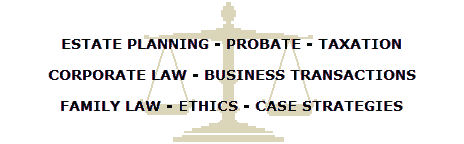 Elizabeth J. Kates, Esq. - estate planning - elder law - divorce - family law appeals - business law - corporations - tax law - contracts - 
real estate - shopping center leasing - wills - trusts - special needs trusts - probate - 
health care surrogate - advance directives - pre-need declaration of guardianship - 
child custody - consulting on case strategies - mediation - employment contracts - premarital agreements - 
prenuptial and post-nuptial agreements - asset protection - medicaid issues